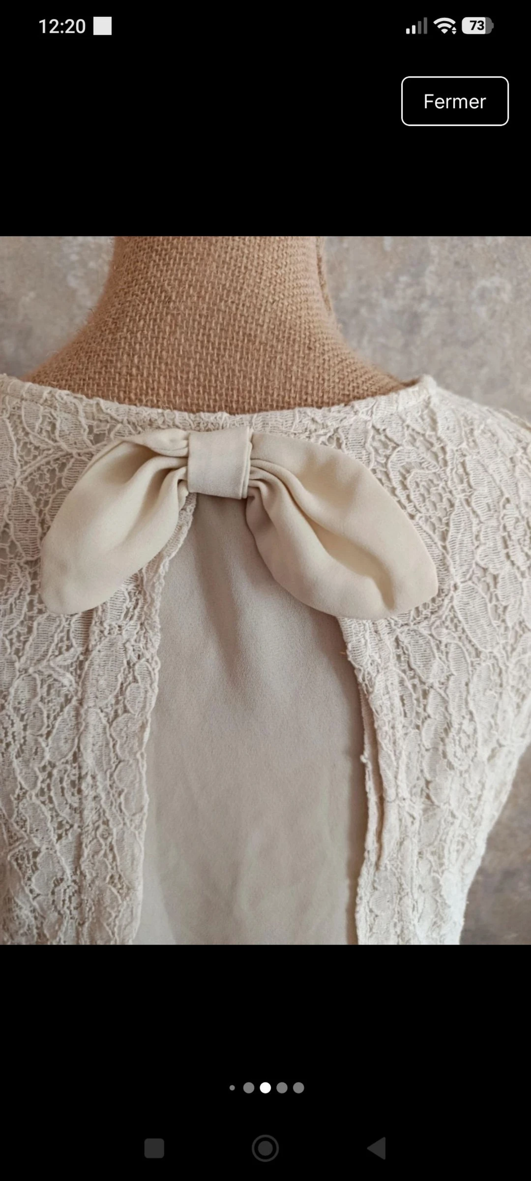 Blouse sans manche avec dentelle  – photo 5